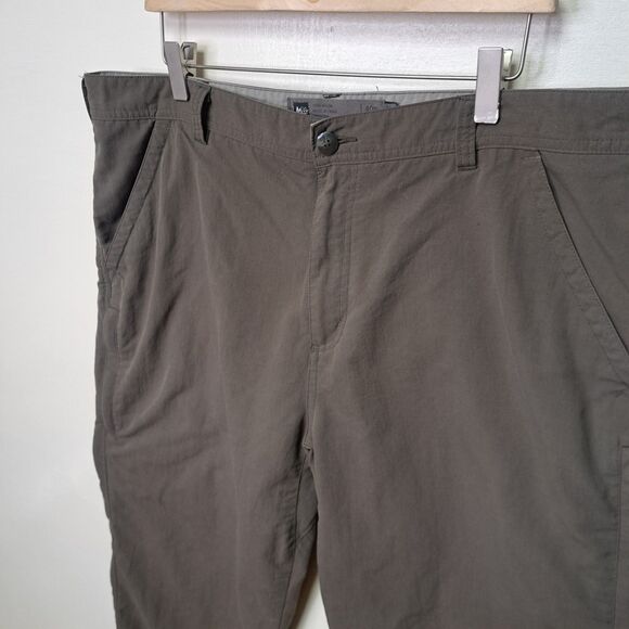 REI Trailmade Pants Mens Sz 40x30 40 x 30 Nylon Stretch Blend Hiking Gray - Picture 2 of 7